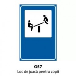 Loc de joaca pentru copii, Indicator rutier | Semn de circulatie