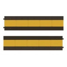 SET 10 buc. Protectii pentru cabluri, 3 canele Ø 5cm, trafic auto